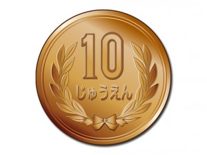 （イラスト）10円玉（4x3）