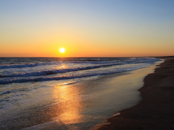 見たことある？海に沈む夕日【「ミー」さん（三条市：40代：女性