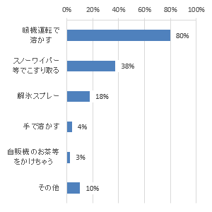 どうする フロントガラスの凍結 三条市 30代 女性 Ones